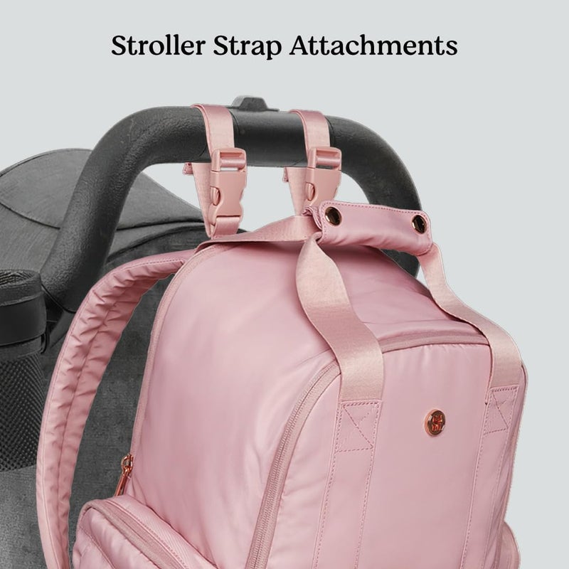 HUGGIES Unisex-adult Signature Hug Pack Diaper Backpack, Bridal Rose, One Size - Image 2